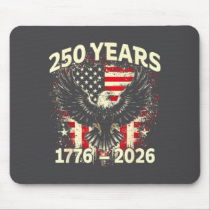 250 Years American 1776 2026 Vintage We The People Mouse Pad