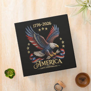 250 Years American 250th Anniversary Eagle Binder