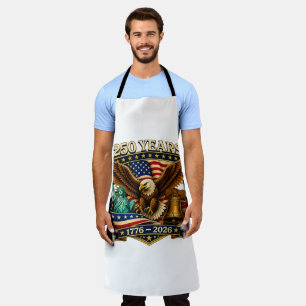 250 Years American 250th Anniversary USA Apron