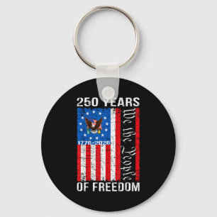 250 years american anniversary 250th usa flag 4th keychain