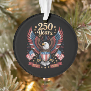 250 Years American Anniversary Ornament