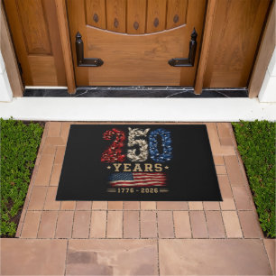 250 Years American Eagle Flag Patriotic  Doormat
