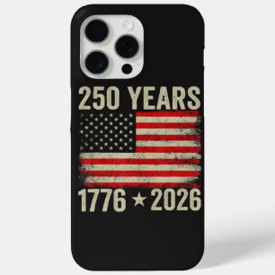 250 Years American Flag 1776-2026 iPhone 15 Pro Max Case