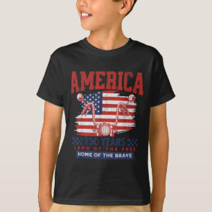 250 Years American Flag 250th Anniversary Clic T-Shirt