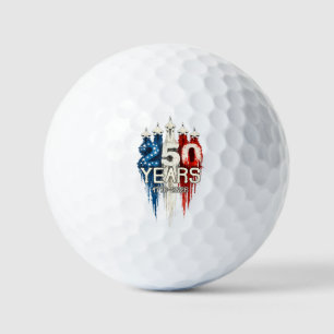250 Years American Flag 250th Anniversary  Golf Balls