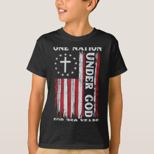 250 Years American Flag Christian USA 250th T-Shirt