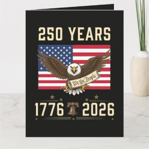 250 Years American Heritage 1776 2026 Card
