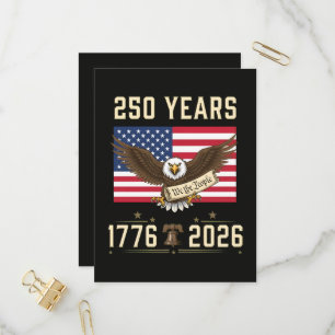 250 Years American Heritage 1776 2026 Invitation Postcard