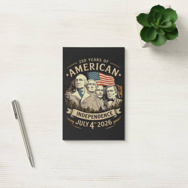 250 Years American Independence Post-it Notes (Office)