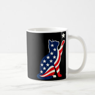 250 Years American Patriotic 4th July Cat Pattys Coffee Mug