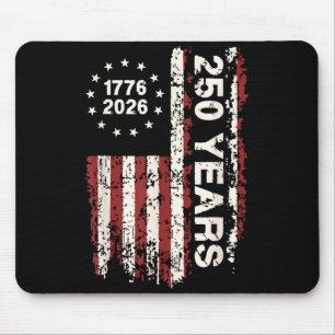 250 Years Birthday 4th July Independence Day Mouse Pad