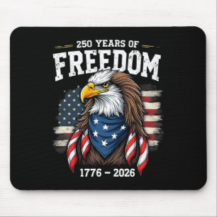 250 Years Eagle And Flag 1776-2026 250th Birthday Mouse Pad