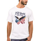250 Years Eagle Watercolor American Flag 1776 2026
