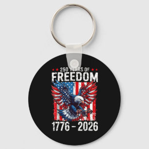 250 Years Freedom 1776 2026 Keychain