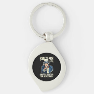 250 years later and still fighting for democracy keychain