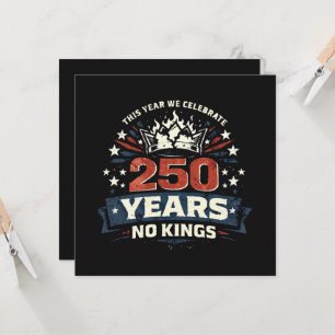 250 Years No Kings Patriotic