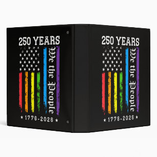 250 Years of American 250th Anniversary US LGBT Pr Binder