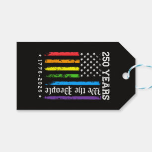250 Years of American 250th Anniversary US LGBT Pr Gift Tags