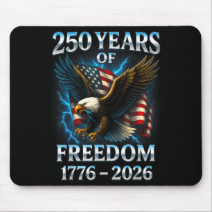 250 Years Of Dom 1776 2026 Bald Eagle 250th Birthd Mouse Pad