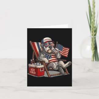 250 Years Of Dom Schnauzer 1776-2026 4th Of July Card