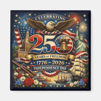 250 Years of Freedom (1776–2026) Magnet
