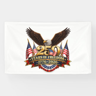 250 years of freedom independence day banner