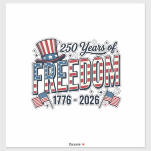 250 Years of Freedom Patriotic Anniversary Shirt_1