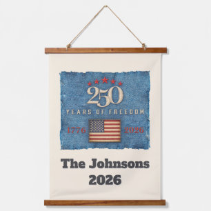 250 Years of Freedom - Personalized Wall Tapestry