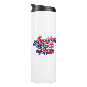 250 Years of Freedom – USA 1776–2026 Patriotic Thermal Tumbler