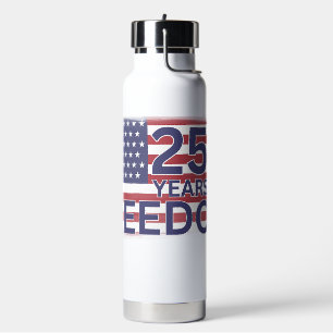 250 Years of Freedom USA independence Celebration Water Bottle