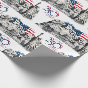 250 years of Freedom USA Independence Wrapping Paper