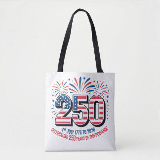 250 Years of Independence Tote Bag