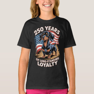 250 Years of Long-Standing Loyalty Dachshund T-Shirt