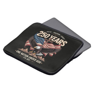 250 Years One Nation Under God Laptop Sleeve