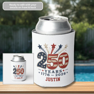 250 Years Shooting Stars Independence Day Can Cooler