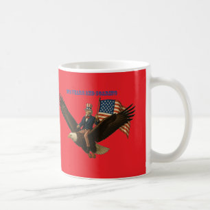 250 Years Uncle Sam, Bald Eagle and American Flag Coffee Mug