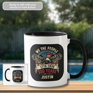 250 Years We the People Eagle 1776-2026 Coffee Mug