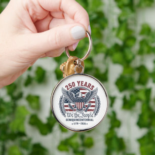 250 Years We the People Eagle Emblem Keychain