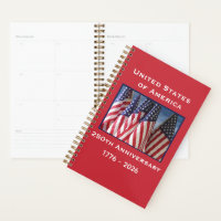 250e anniversaire USA Patriotic American Flags