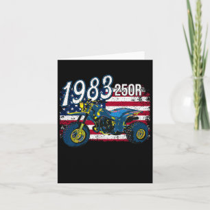 250r Atc 1983 83 4th Of July American Card