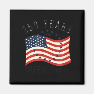 250th american anniversary independence 250 years magnet