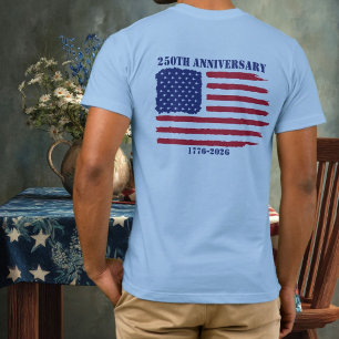 250th Anniv American flag Jet Fighter Airplanes  T-Shirt