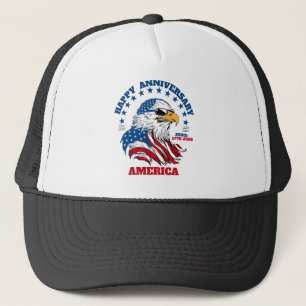 250th Anniversary America 4th of July  Trucker Hat