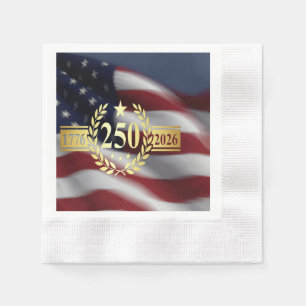 250th Anniversary American Coin Napkins 1776‑2026