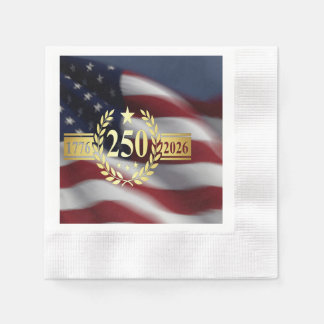 250th Anniversary American Coin Napkins 1776‑2026