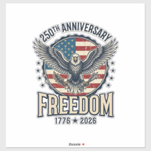 250th Anniversary Freedom Eagle Patriotic Vintage 