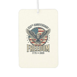 250th Anniversary Freedom Eagle Patriotic Vintage  Air Freshener