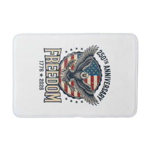250th Anniversary Freedom Eagle Patriotic Vintage  Bath Mat