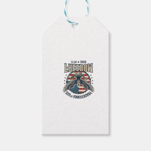 250th Anniversary Freedom Eagle Patriotic Vintage  Gift Tags