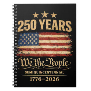 250th anniversary notebook
